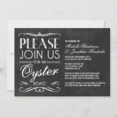 Invitation Rôti d'huître Vintage (Devant)