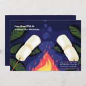 Invitation Rôtissage de guimauve (Devant / Derrière)