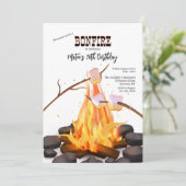 Invitation Rôtissage de guimauves (Debout devant)