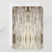 Invitation Rôtissage d'huitres Noir et Blanc Tout Usage (Dos)