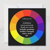 Invitation roue couleur (Dos)