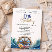 Invitation Roue de navigation maritime 100e anniversaire