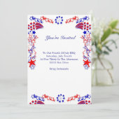 Invitation Rouge, Blanc & Bleu (Debout devant)