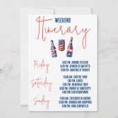 Invitation Rouge, Blanc & Booze, Bachelorette Patriotique (Dos)