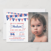 Invitation Rouge, Blanc & Deux ! 4 juillet photo du 2e annive (Devant)