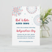 Invitation Rouge, Blanc et BBQ (Debout devant)