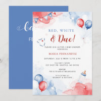 Rouge Blanc et Bébé Attendu pour le 4 Juillet Show