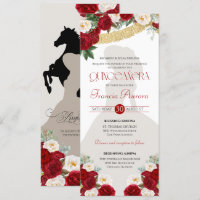 Rouge Blanc Or Blooms Papel Picado Charro Quince