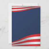 Invitation rouge, blanche et brune (Dos)