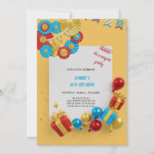 INVITATION ROUGE, BLEU, JAUNE ET OR (Devant)