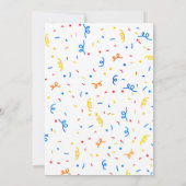 Invitation rouge Bounce House (Dos)