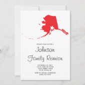 Invitation Rouge Buffalo à carreaux Réunion de famille en Ala (Devant)