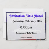 Invitation Rouge Carpet Celebration Limo (Dos)