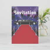 Invitation Rouge Carpet Celebration Limo (Debout devant)