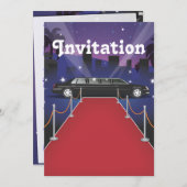 Invitation Rouge Carpet Celebration Limo (Devant / Derrière)