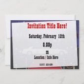 Invitation Rouge Carpet Celebration Limo (Dos)