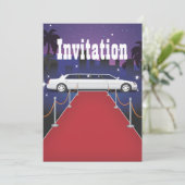 Invitation Rouge Carpet Celebration Limo (Debout devant)