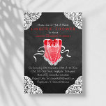 Invitation Rouge Corset blanc dentelle Chalkboard Lingerie Do<br><div class="desc">Red Corset White Lace Chalkboard Lingerie Douche sur mesure Annonces.</div>