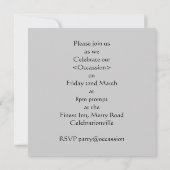 Invitation rouge de partie de cerf-volant (Dos)