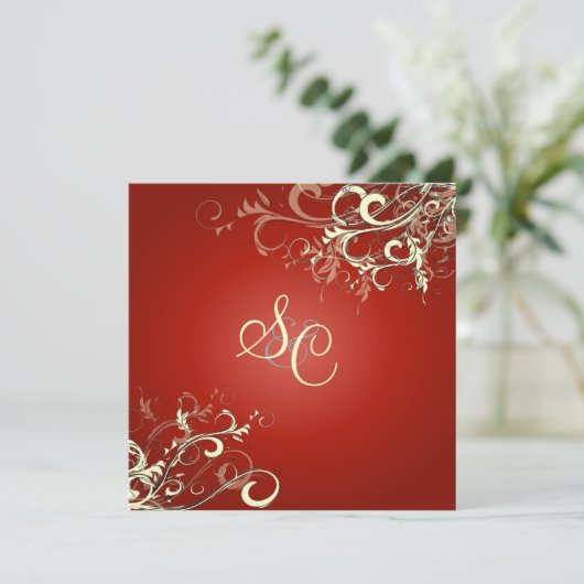 INVITATION ROUGE DE RUBY + CROISES (Debout devant)