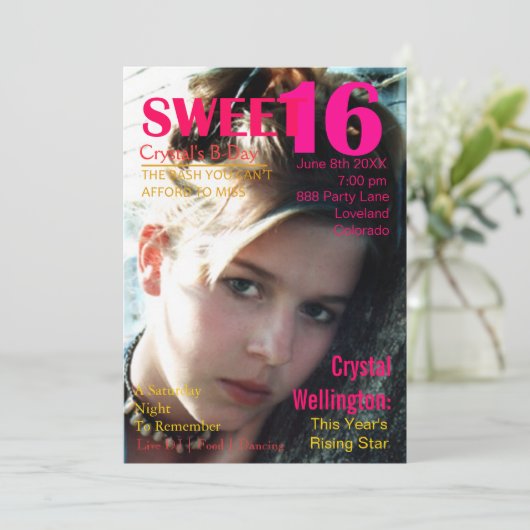 Invitation rouge en hausse de couverture de (Debout devant)