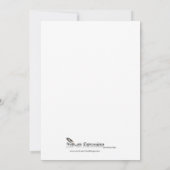 Invitation rouge formelle de partie de Valentine (Dos)