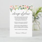 Invitation Rouge Moderne Faire Part de Report de Mariage Chan (Debout devant)