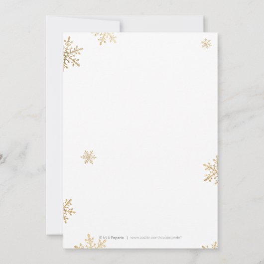 Invitation Rouge or manuscrit calligraphie fête (Dos)