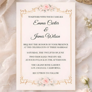 Invitation Rouge Rococo