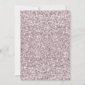 Invitation Rouge Ruban rose Parties scintillant Royal Princes (Dos)