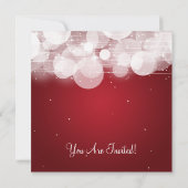 Invitation Rouge Sweet sixteen-Fête (Dos)