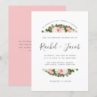 Rougissent épouser vintage de roses d'aquarelle