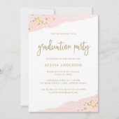 Invitation Rougissent le rose et la fête de remise des (Devant)