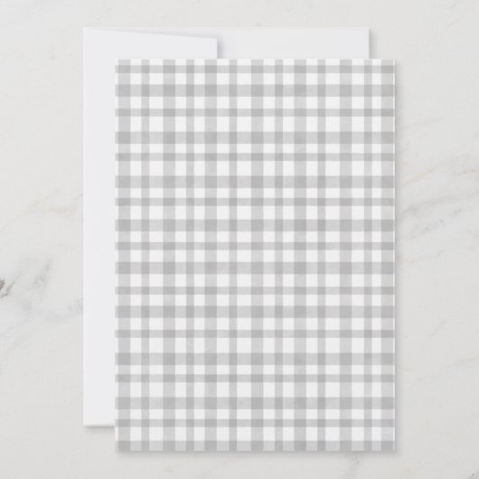 Invitation Rouille Jaune Automne Automne Paysage Plaid Mariag (Dos)