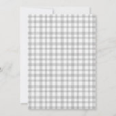 Invitation Rouille Jaune Automne Automne Paysage Plaid Mariag (Dos)