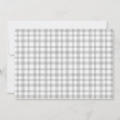 Invitation Rouille Jaune Automne Automne Paysage Plaid Mariag (Dos)