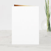 Invitation Rouille Mariage Passionflower Enregistrer la date (Dos)