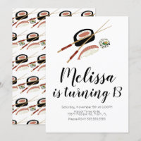 Roulé de sushi saumon Adolescent Anniversaire Rest