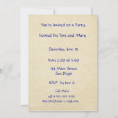 Invitation Rouleau de proclamation de parchemin (Dos)