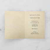 Invitation Rouleau de proclamation de parchemin (Intérieur)