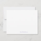 Invitation Rouleau pourpre de baptême pour le bébé (Dos)