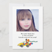 Invitation Roulement de la fille principale par la fête de gr (Dos)