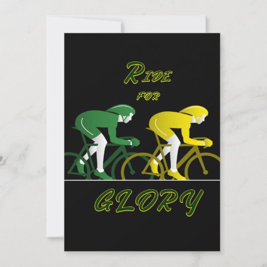 Invitation Rouler pour la Gloire (Devant)