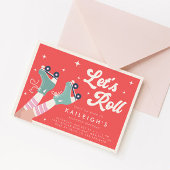 Invitation Roulons à l'an 2000 Roller Roller Roller Roller Gi