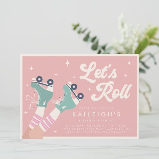 Invitation Roulons à l'an 2000 Roller Roller Roller Roller Gi (Debout devant)