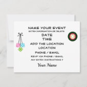 Invitation Route 66 - Voitures Vintage- (Dos)