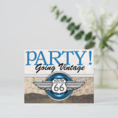 Invitation Route 66 - Voitures Vintage- (Debout devant)