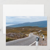 Invitation Route à voie unique étroite West Highlands (Devant / Derrière)