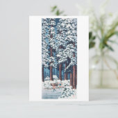 Invitation Route bordée de cèdre à Nikkō (1938) par Hiroaki T (Debout devant)