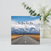 Invitation Route de Nouvelle-Zélande | Long Stright Road | Vo (Debout devant)